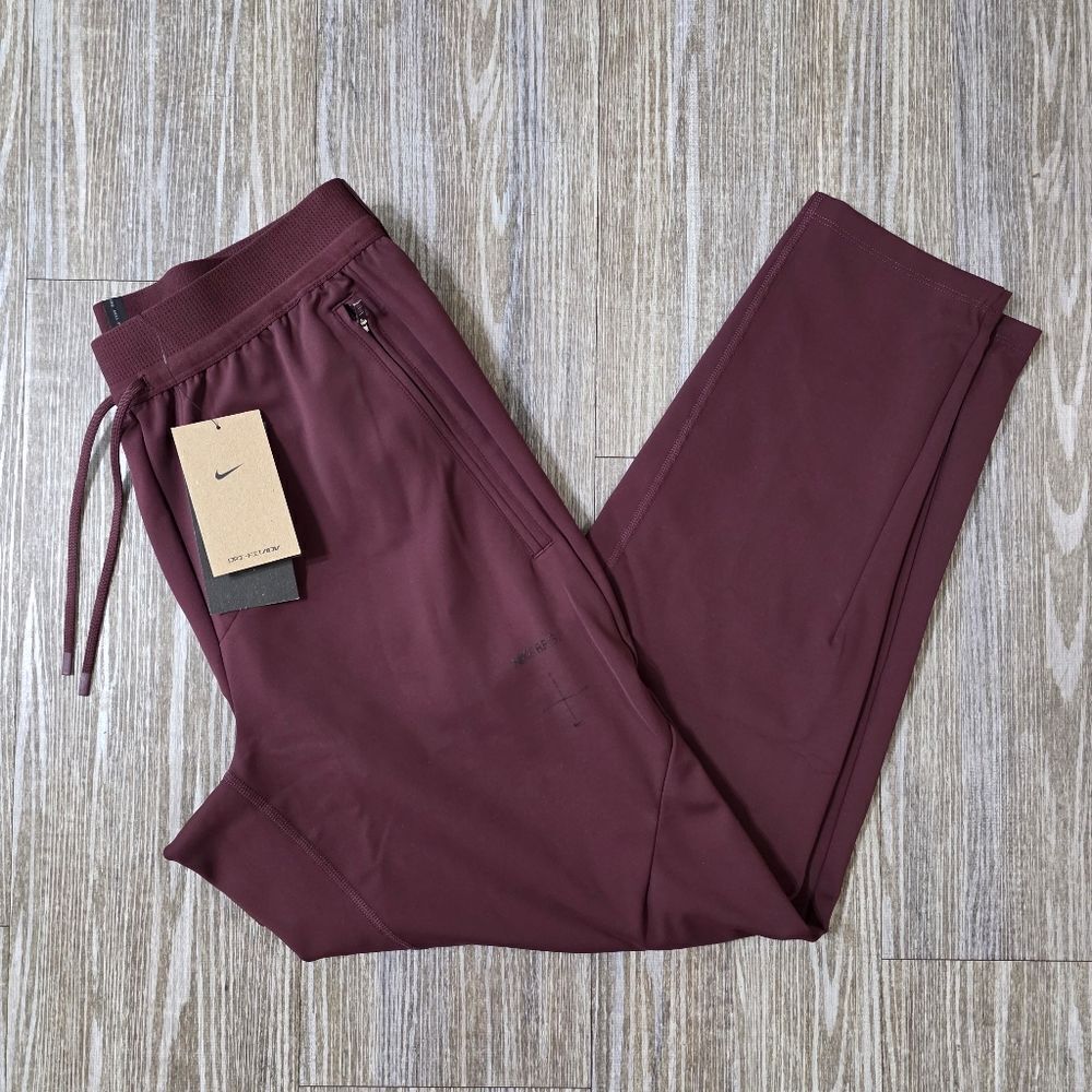Nike APS Dri-FIT ADV Stealth Versatile Pants Maroon Red Men's Size M FN3020-652